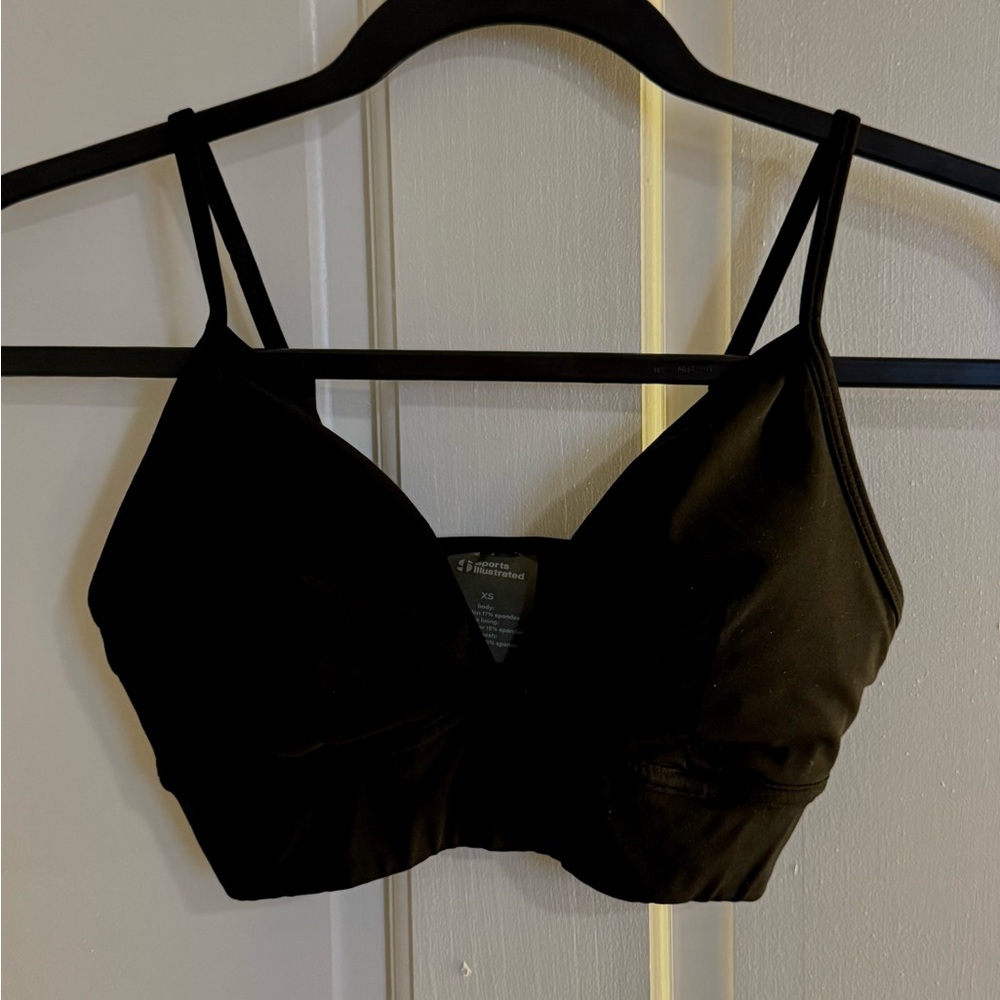 Classic Black Plunge Bra with Adjustable Straps